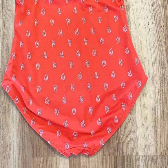 Boden Red Blue Underwire Summer Beach Vacation One-Piece Swim-Suit Sz 36C - Picture 4 of 11